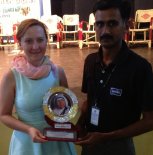 General Manager - Alina Posłuszny with Mother Theresa Award